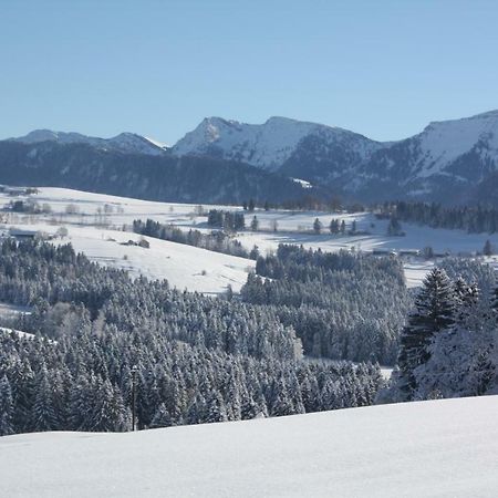 Ferienwohnung Nagelfluh Allgaeu Oberreute Bagian luar foto
